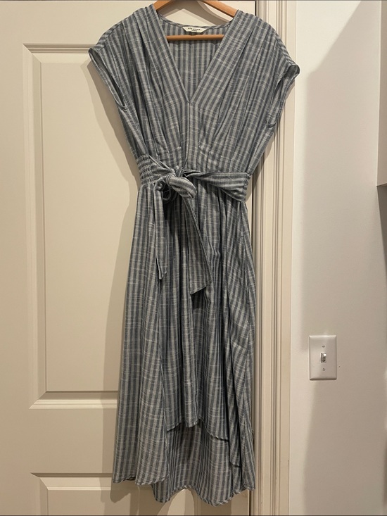 Max Studio Dresses & Skirts - Max Studio Blue and White Striped Midi Dress